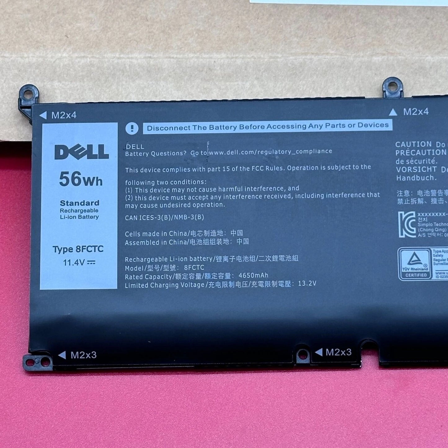 DELL 8FCTC – 8FCTC Genuine Original Laptop Notebook Battery