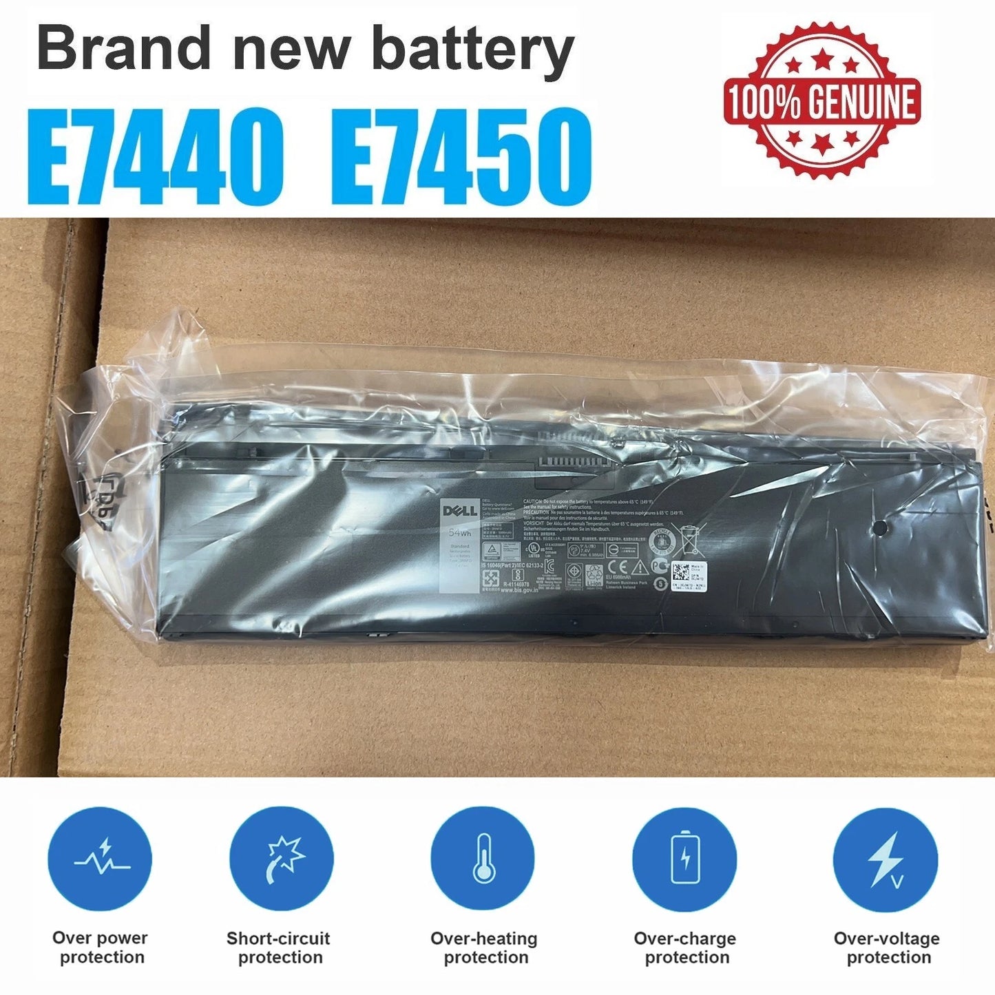 DELL 3RNFD - 3RNFD Genuine Original  Laptop Notebook Battery