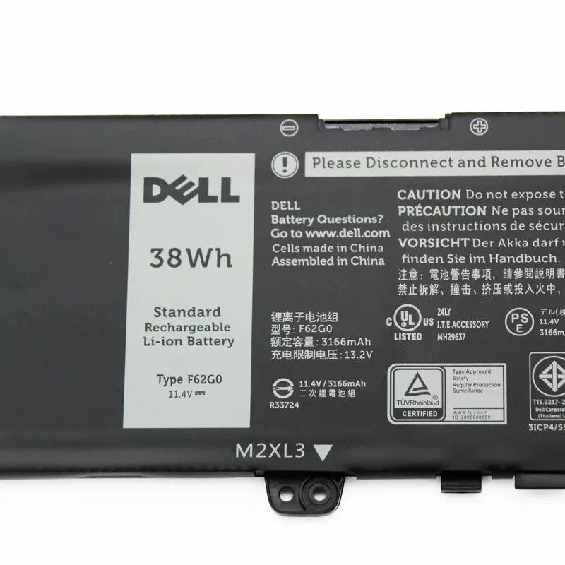 DELL F62G0 - F62G0 Genuine Original  Laptop Notebook Battery