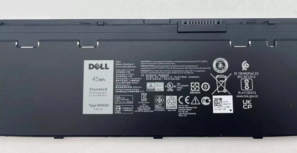 DELL Latitude 12 7000 Series - WD52H Genuine Original Laptop Notebook Battery