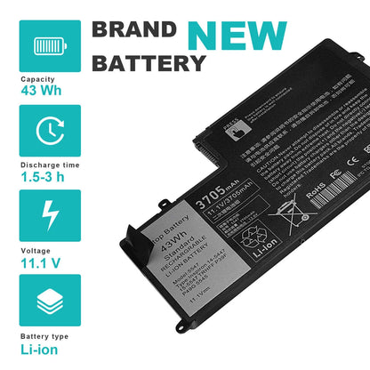 Dell TRHFF - TRHFF Genuine Original  Laptop Notebook Battery