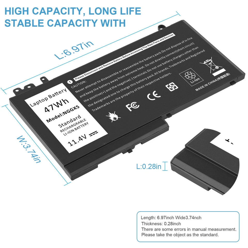 DELL NGGX5 - NGGX5 Genuine Original  Laptop Notebook Battery