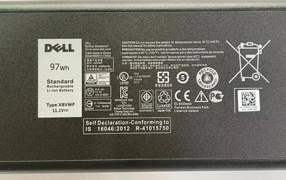 DELL X8VWF - X8VWF Genuine Original  Laptop Notebook Battery