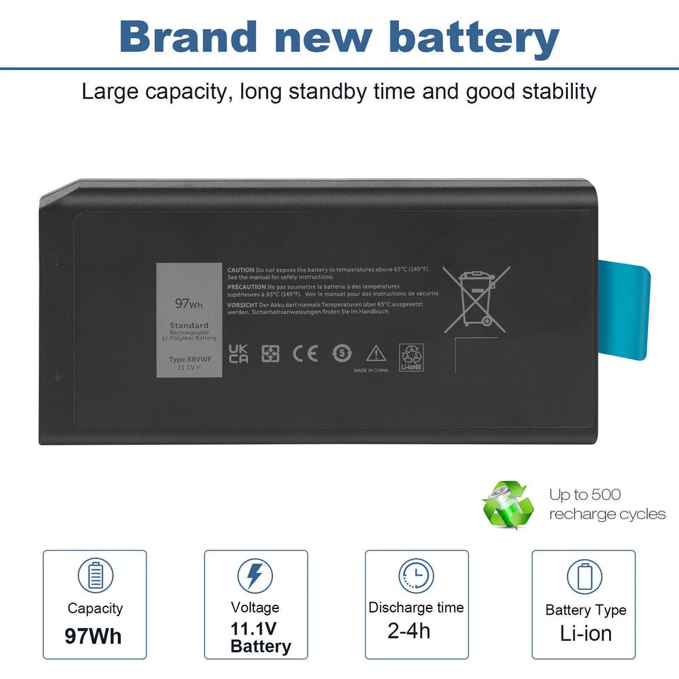 DELL X8VWF - X8VWF Genuine Original  Laptop Notebook Battery