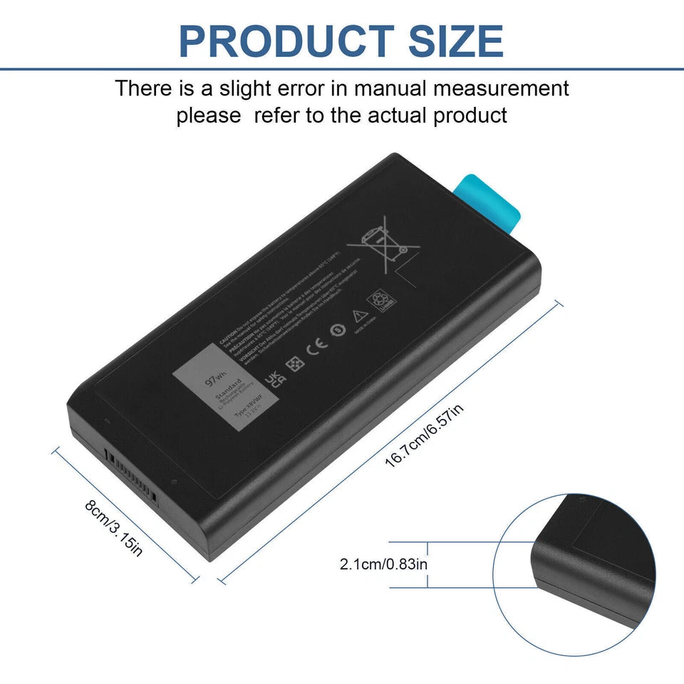 DELL X8VWF - X8VWF Genuine Original  Laptop Notebook Battery