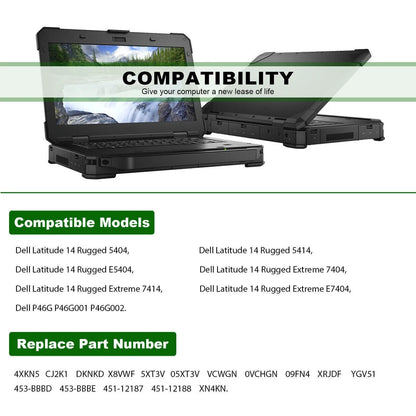 DELL 4XKN5 - 4XKN5 Genuine Original Laptop Notebook Battery