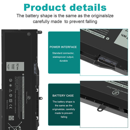 DELL VG93N - VG93N Genuine Original  Laptop Notebook Battery