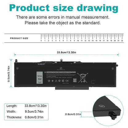 DELL VG93N - VG93N Genuine Original  Laptop Notebook Battery