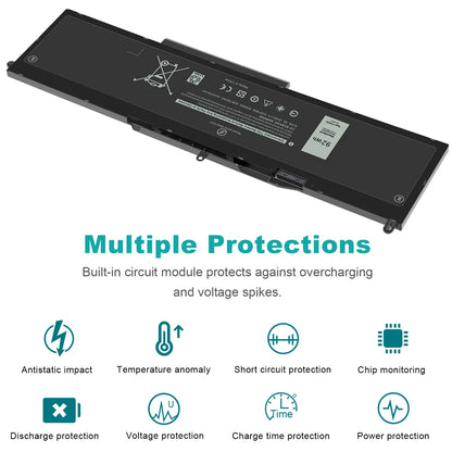 DELL VG93N - VG93N Genuine Original  Laptop Notebook Battery