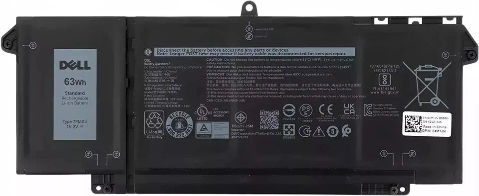 DELL 7FMXV - 7FMXV Genuine Original  Laptop Notebook Battery