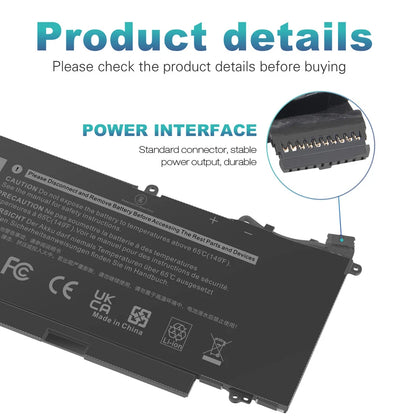 DELL K5XWW - K5XWW Genuine Original  Laptop Notebook Battery