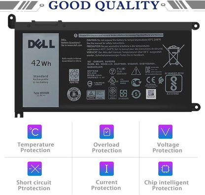 DELL 08YPRW HJPTM V6F6K 2R9W6 4P6H5 1RH5X - WDXOR Genuine Original Laptop Notebook Battery