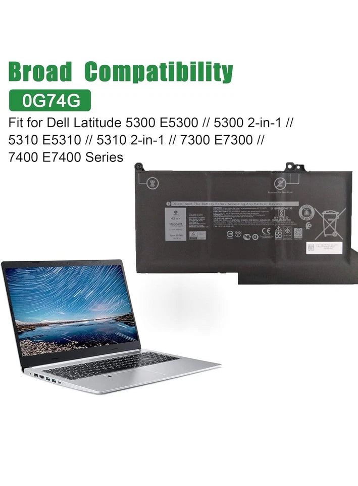 DELL 0G74G - 0G74G Genuine Original  Laptop Notebook Battery