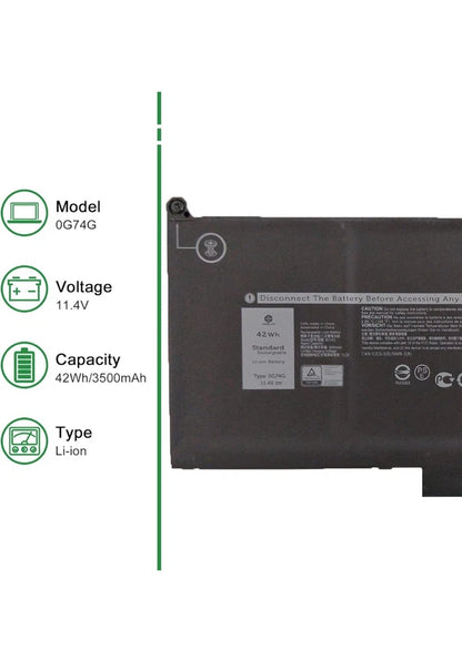 DELL 0G74G - 0G74G Genuine Original  Laptop Notebook Battery