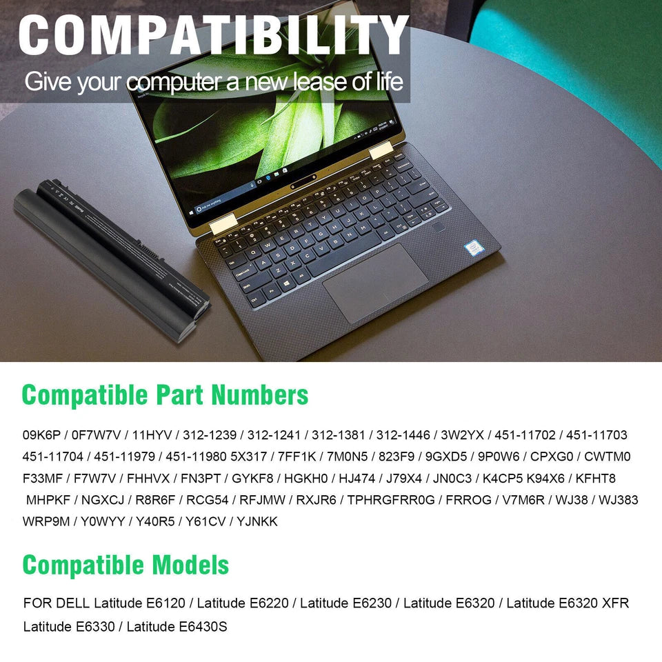 DELL RFJMW - 6 Cell FRR0G Genuine Original  Laptop Notebook Battery