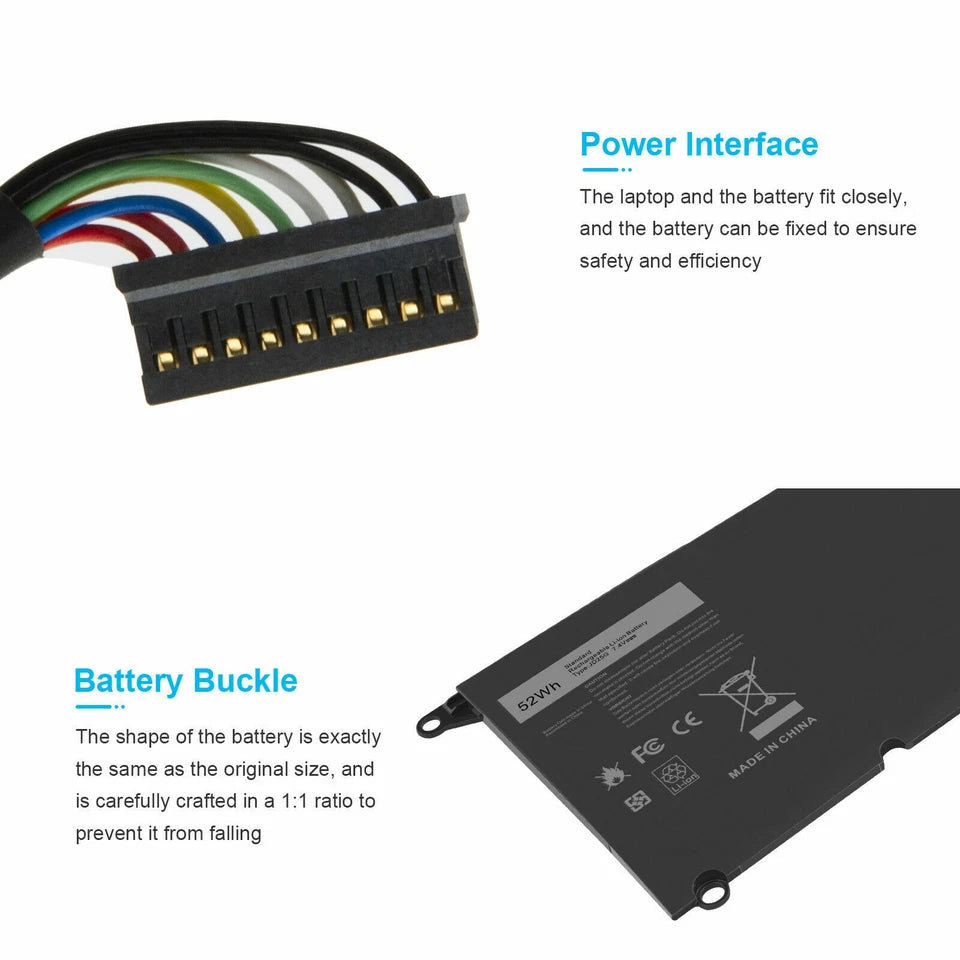 DELL JD25G - JD25G Genuine Original  Laptop Notebook Battery