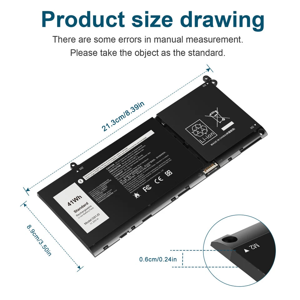 DELL G91J0 - G91J0 Genuine Original  Laptop Notebook Battery