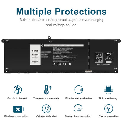 DELL V6W33 - V6W33 Genuine Original  Laptop Notebook Battery
