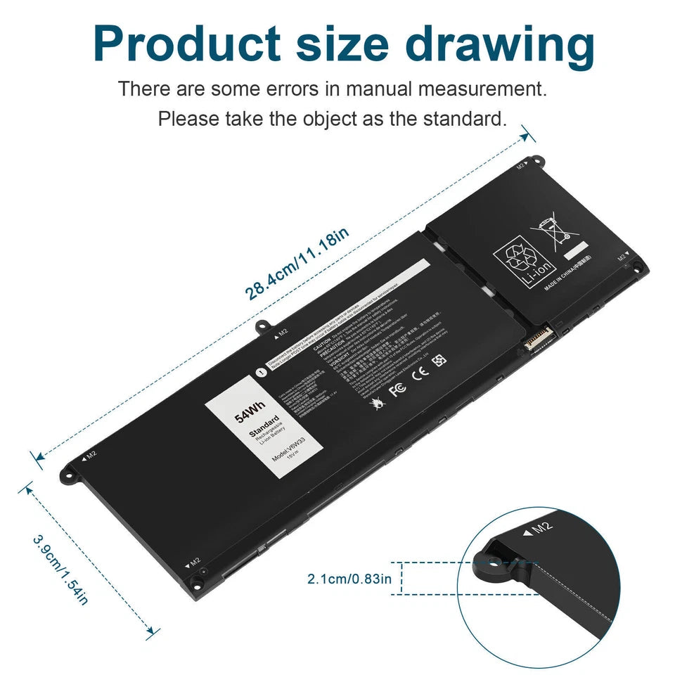 DELL V6W33 - V6W33 Genuine Original  Laptop Notebook Battery