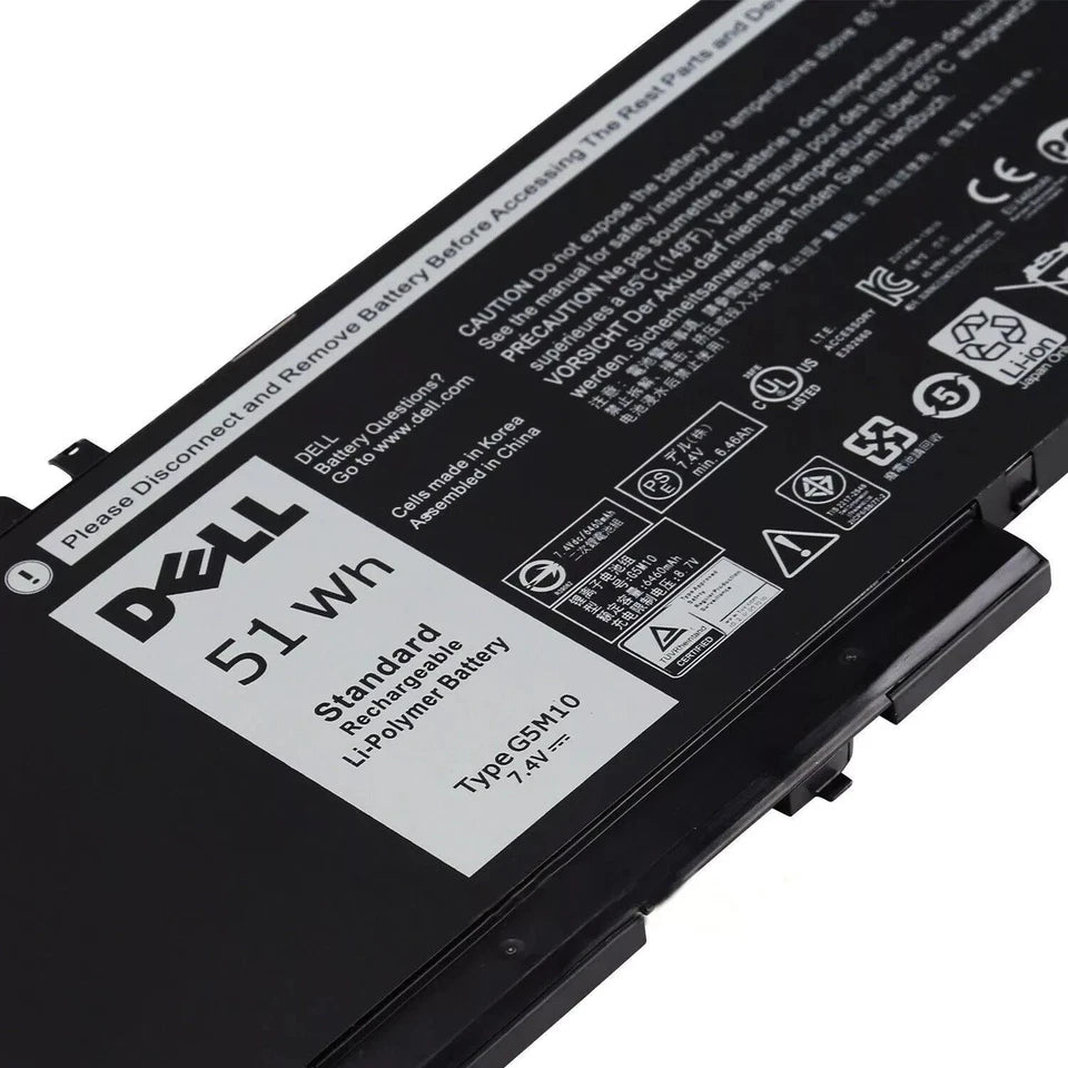 DELL G5M10 -  G5M10 Genuine Original  Laptop Notebook Battery