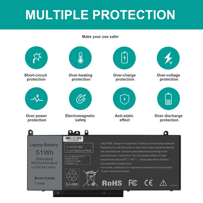 DELL G5M10 -  G5M10 Genuine Original  Laptop Notebook Battery