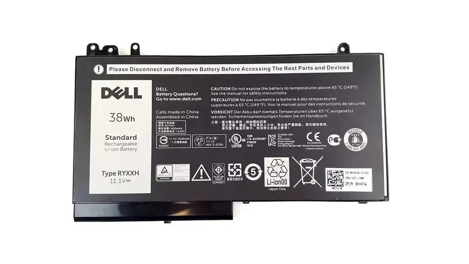 DELL RYXXH - RYXXH Genuine Original  Laptop Notebook Battery