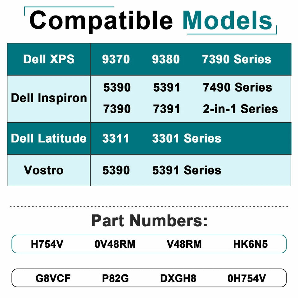 DELL DXGH8 - DXGH8 Genuine Original  Laptop Notebook Battery