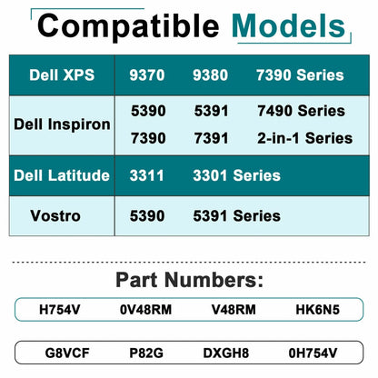 DELL DXGH8 - DXGH8 Genuine Original  Laptop Notebook Battery