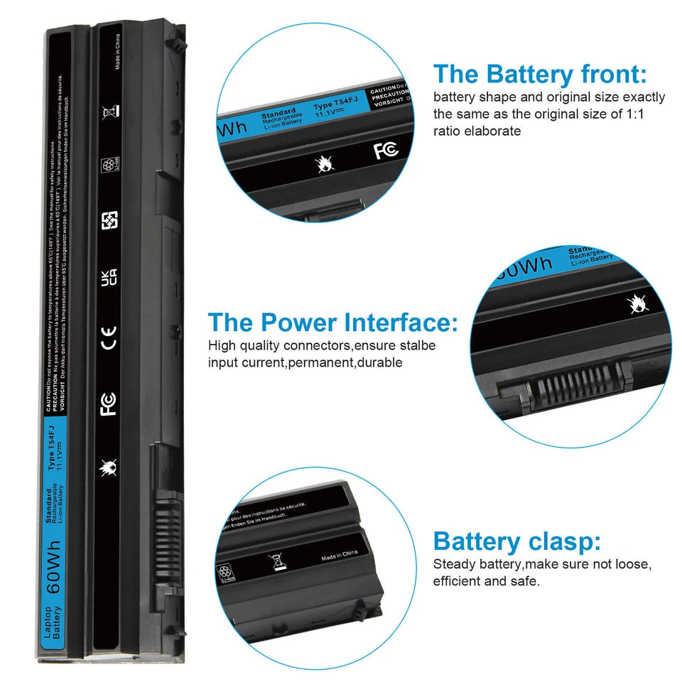 DELL T54FJ - 6 Cell T54FJ Genuine Original  Laptop Notebook Battery