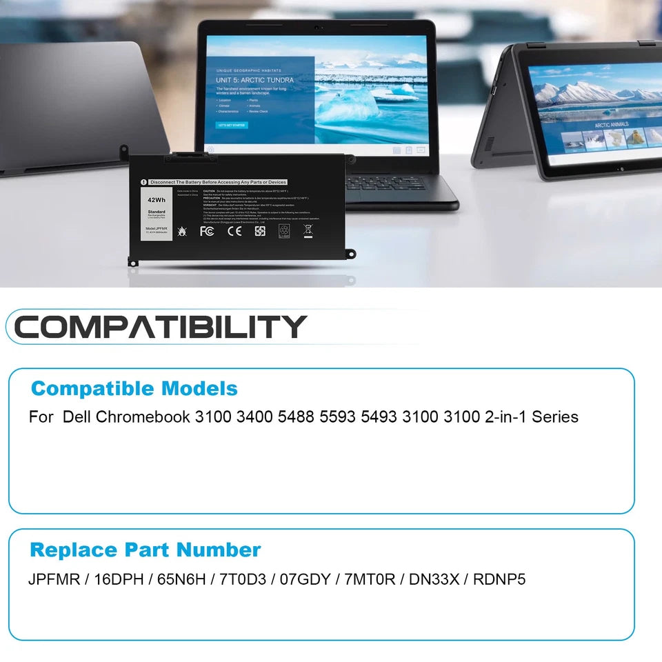 DELL JPFMR - JPFMR Genuine Original  Laptop Notebook BatteryNotebook Battery