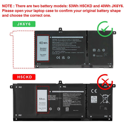 DELL JK6Y6 - JK6Y6 Genuine Original  Laptop Notebook Battery