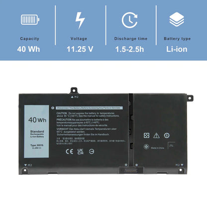 DELL JK6Y6 - JK6Y6 Genuine Original  Laptop Notebook Battery