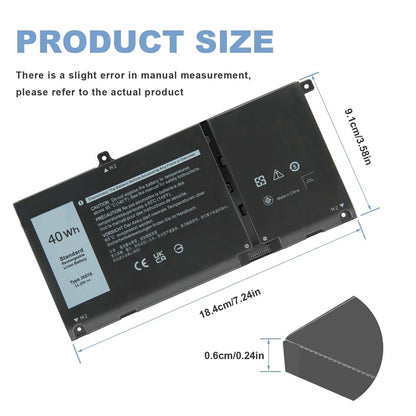 DELL JK6Y6 - JK6Y6 Genuine Original  Laptop Notebook Battery