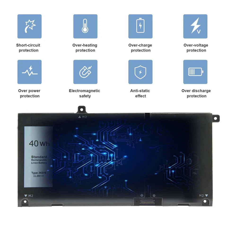 DELL JK6Y6 - JK6Y6 Genuine Original  Laptop Notebook Battery