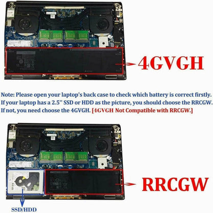 DELL 4GVGH – 4GVGH Genuine Original Laptop Notebook Battery