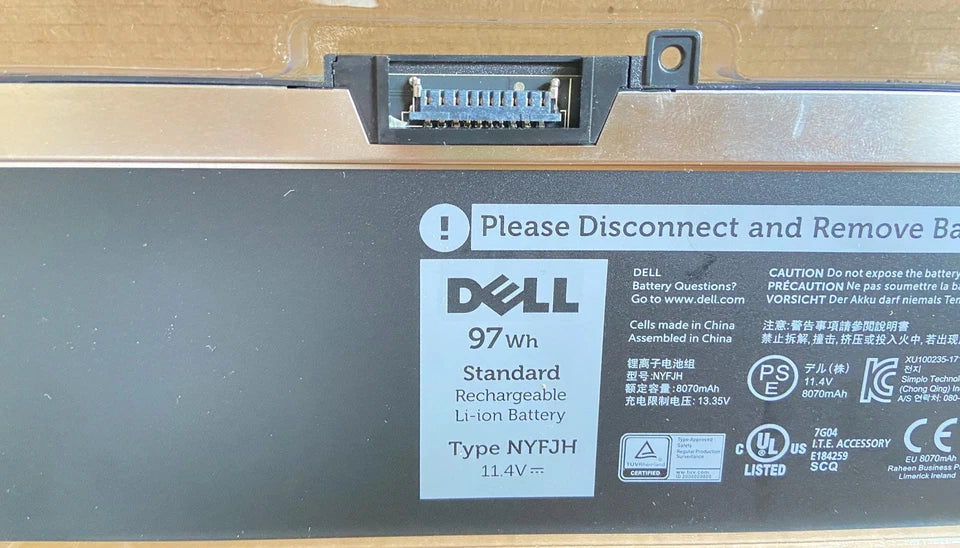 DELL NYFJH – NYFJH Genuine Original Laptop Notebook Battery