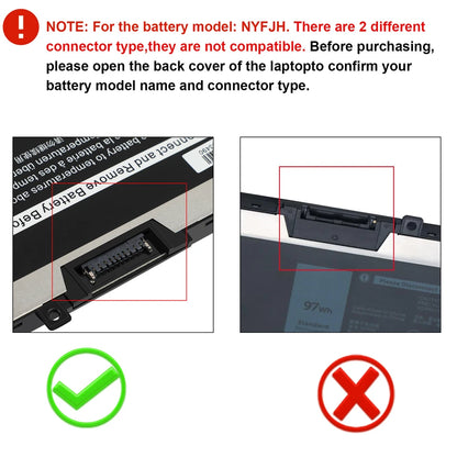 DELL NYFJH – NYFJH Genuine Original Laptop Notebook Battery