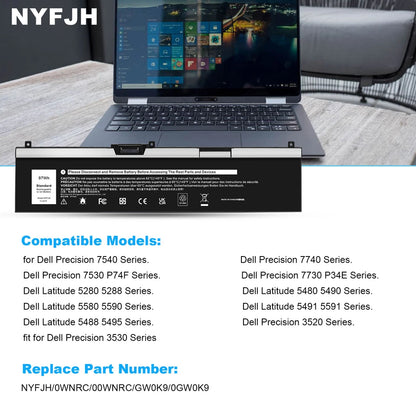 DELL NYFJH – NYFJH Genuine Original Laptop Notebook Battery