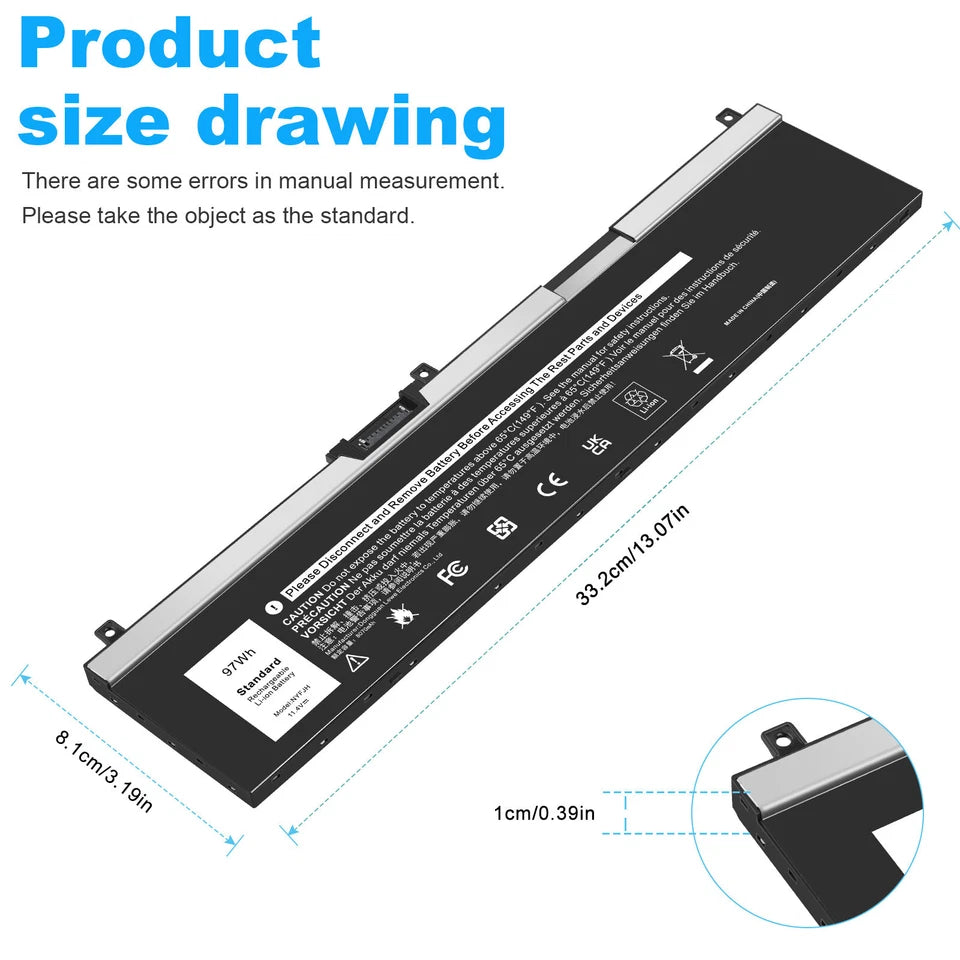 DELL NYFJH – NYFJH Genuine Original Laptop Notebook Battery