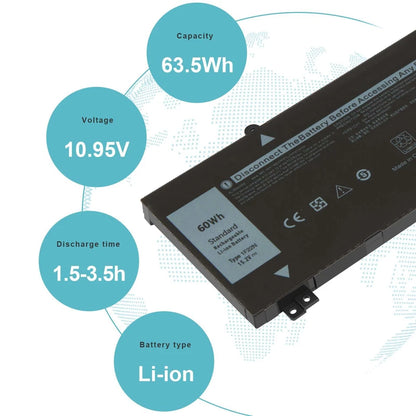 DELL 1F22N – 1F22N Genuine Original Laptop Notebook Battery