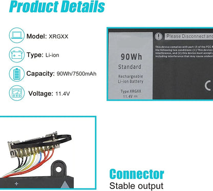 DELL XRGXX – XRGXX Genuine Original Laptop Notebook Battery
