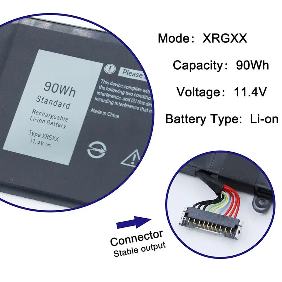 DELL XRGXX – XRGXX Genuine Original Laptop Notebook Battery