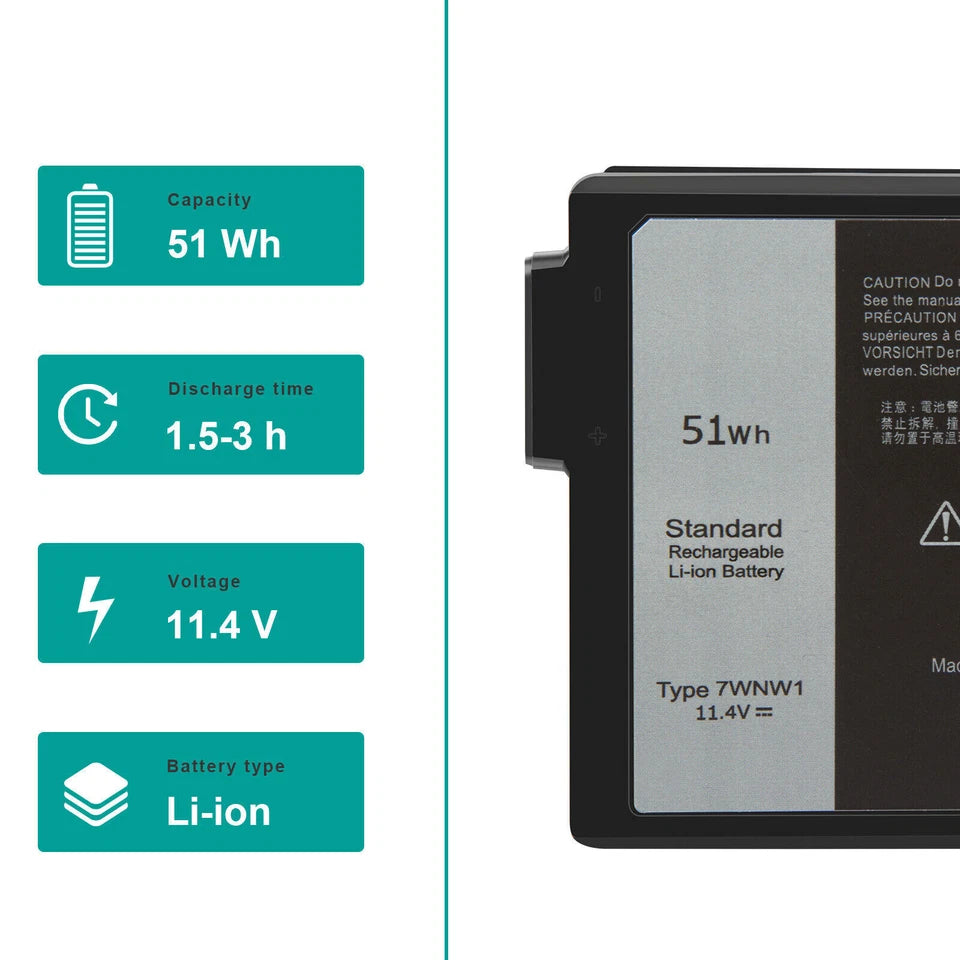DELL 6NNCF DP3KF P85G001 P86G001 - 7WNW1 Genuine Original Laptop Notebook Battery