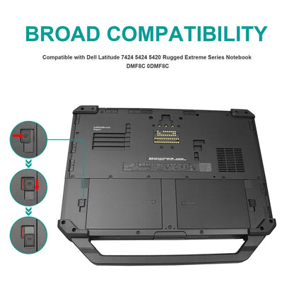 DELL 6NNCF DP3KF P85G001 P86G001 - 7WNW1 Genuine Original Laptop Notebook Battery