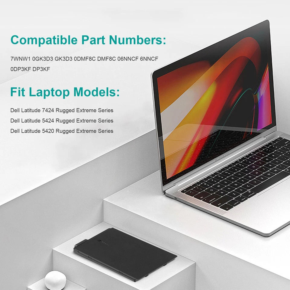 DELL 6NNCF DP3KF P85G001 P86G001 - 7WNW1 Genuine Original Laptop Notebook Battery