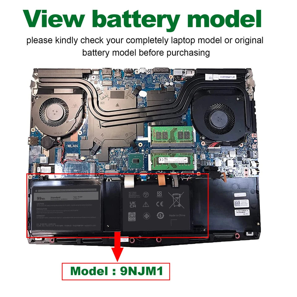 DELL 44T2R – 44T2R Genuine Original Laptop Notebook Battery