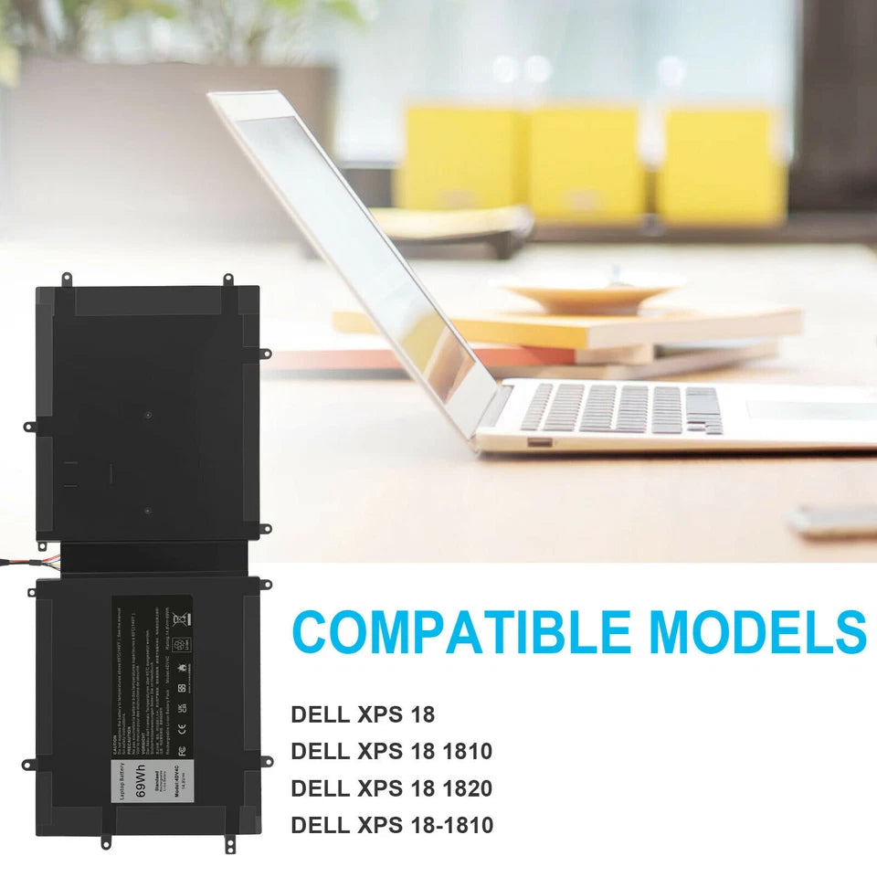 DELL XPS 18 1810 - 4DV4C Genuine Original Laptop Notebook Battery