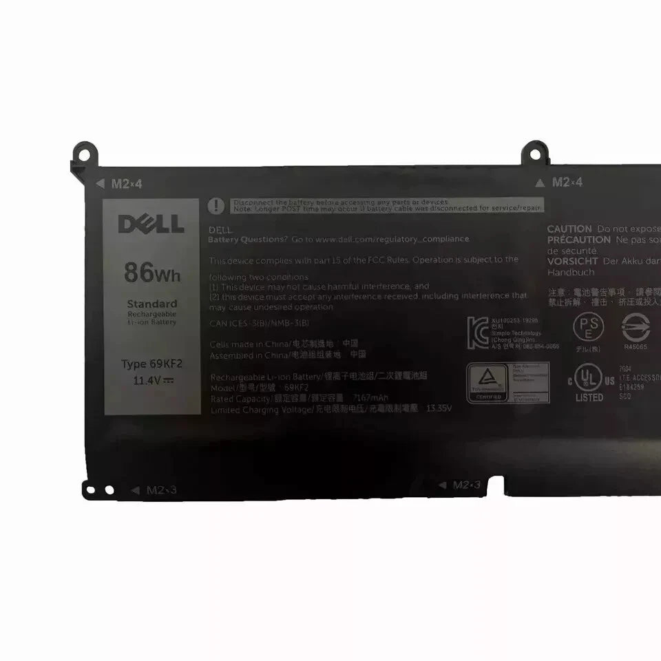 DELL XPS 9510 - 69KF2 Genuine Original  Laptop Notebook Battery