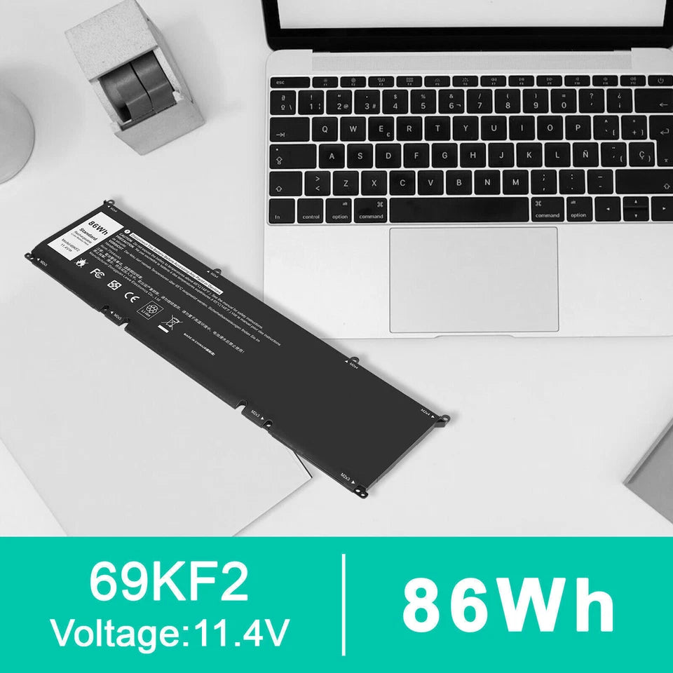 DELL XPS 9510 - 69KF2 Genuine Original  Laptop Notebook Battery