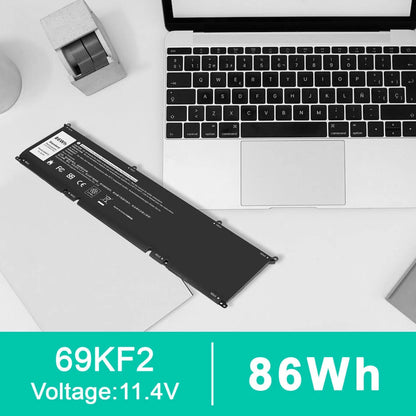 DELL XPS 9510 - 69KF2 Genuine Original  Laptop Notebook Battery